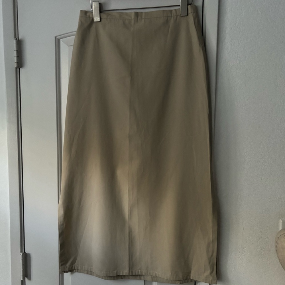 Gerald Darel long nude super light skirt